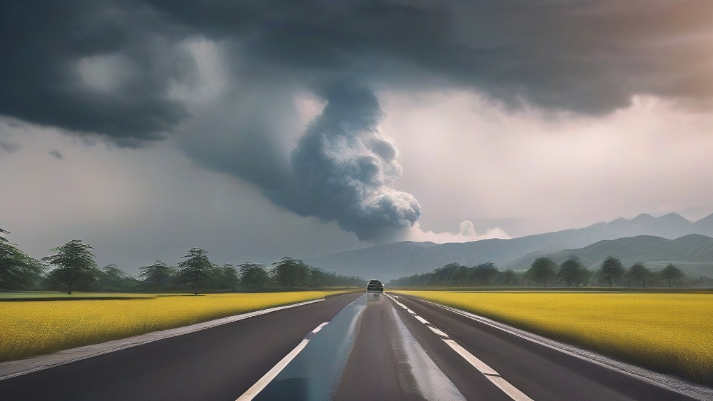 沙尘暴来袭：天气图解析与旅游安全指南